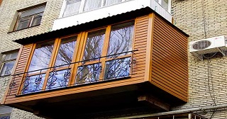 Внешняя отделка балкона Наро-Фоминск цена от 1021 руб. м/2.